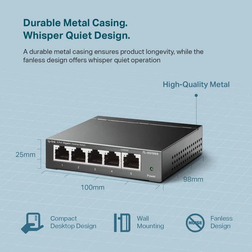 Energy-Efficient TP-Link Desktop Ethernet Switch Energy-Efficient TP-Link Desktop Ethernet Switch